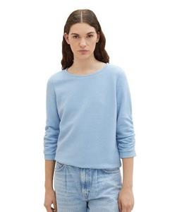 TOM TAILOR Denim Sweatshirt, im besonderen Strukturmuster