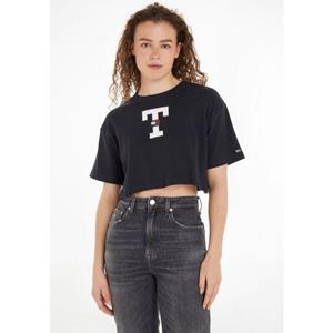 Tommy Jeans T-Shirt TJW CLS MODERN PREP FLAG TEE mit Labeldruck auf der Brust
