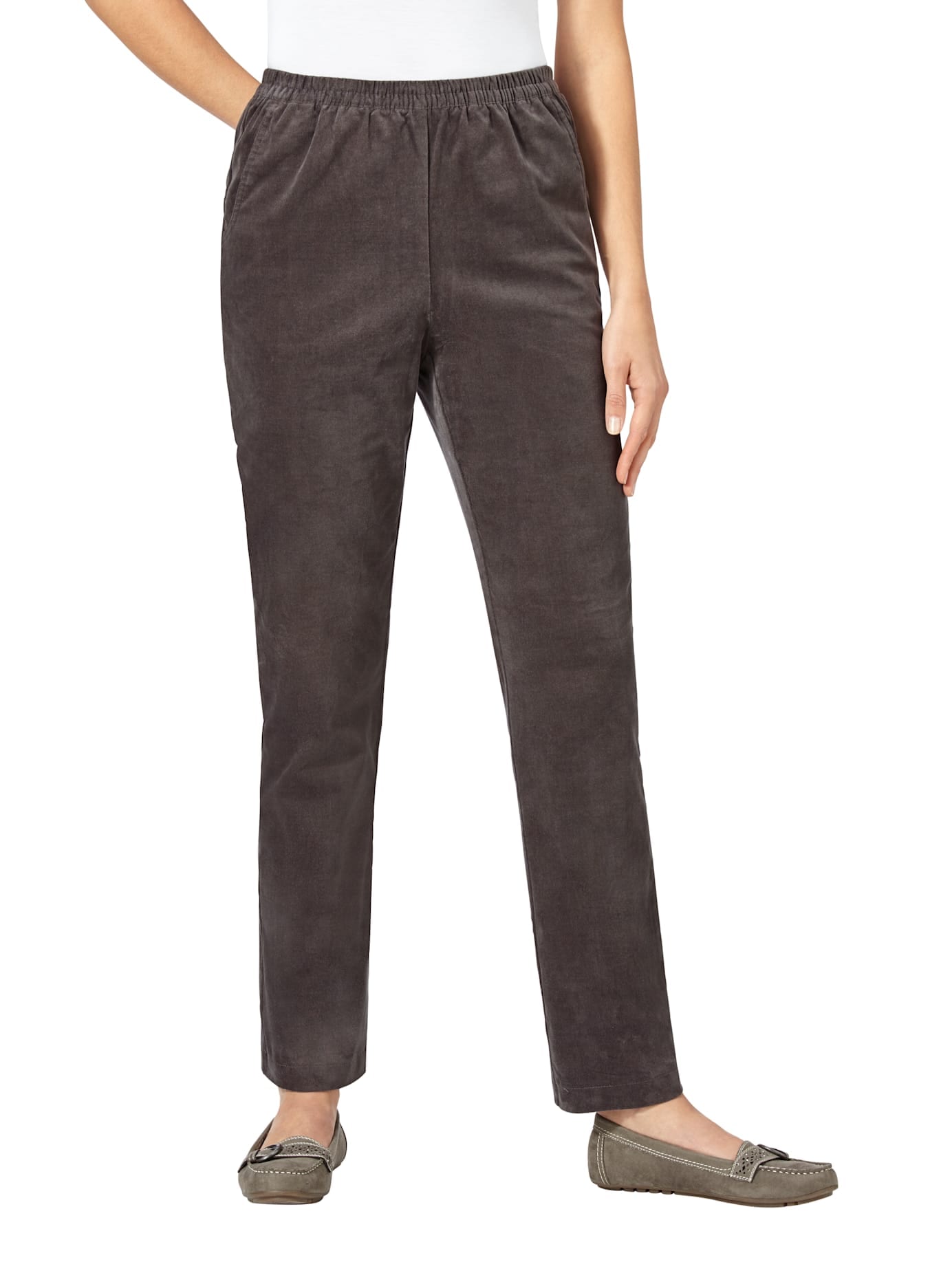 Your Look... for less! Dames comfortbroek grijs Größe