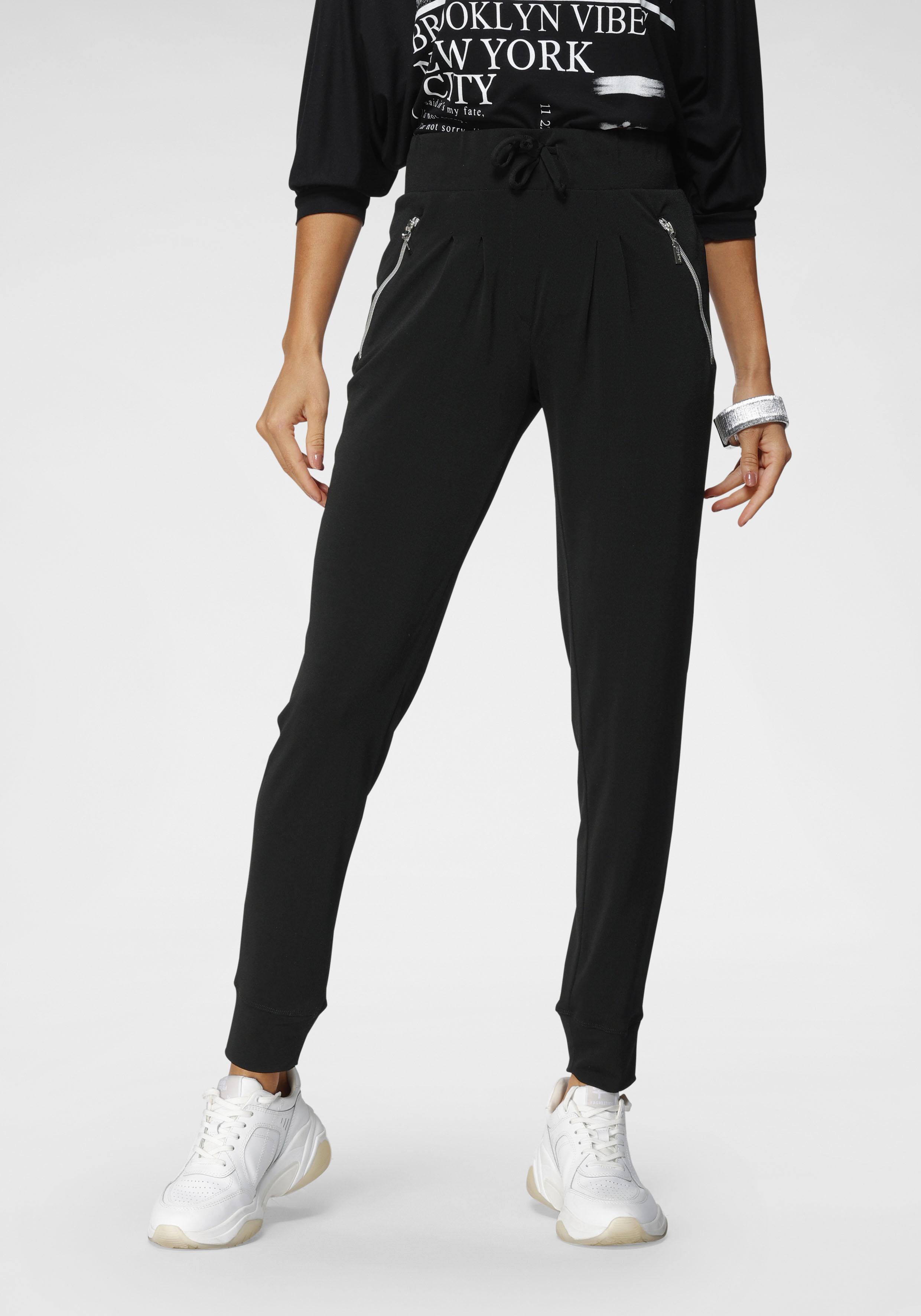 Laura Scott Comfortbroek met ritszakken