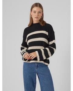 Vero Moda Gebreide pullover met streepmotief, model 'HILDA'