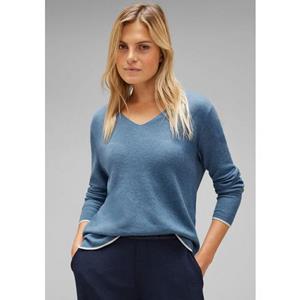 STREET ONE Strickpullover, mit Seitenschlitzen