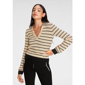 Bruno Banani Streifenpullover, mit Polokragen NEUE KOLLEKTION