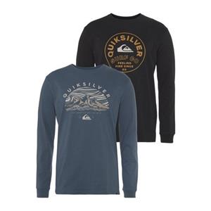 Quiksilver T-Shirt "TIMELESHORT SLEEVE DUNESCAPE PACK LS TEE YM"