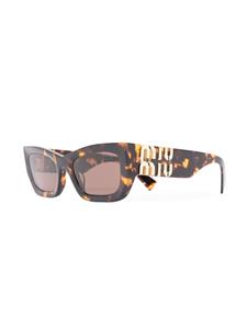 Miu Miu Eyewear Zonnebril met cat-eye montuur - Bruin
