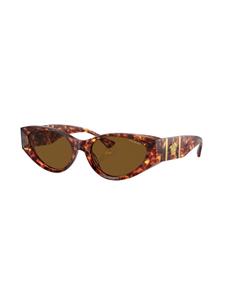 Versace Eyewear Zonnebril met cat-eye montuur - Bruin