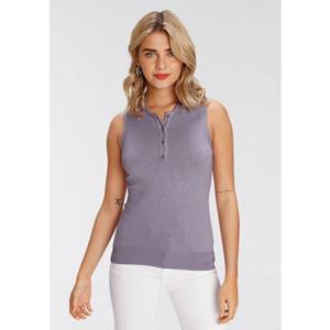 AJC Polokragenpullover, in sommerlich ärmelloser Form