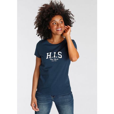 H.I.S T-Shirt, mit Logo-Print vorne
