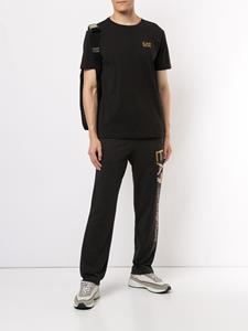 Ea7 Emporio Armani T-shirt met merk - Zwart