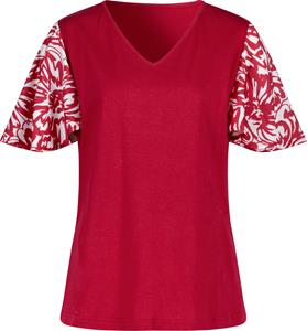 Your Look... for less! Dames Shirt met korte mouwen rood Größe