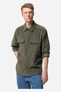 Jack Wolfskin Nature Shirt Men Corduroy overhemd Heren L dusty olive dusty o