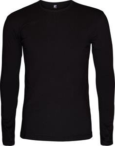Alan Red ange Mouw T-shirt Olbia 1Pack Stretch Ronde Hals Black  