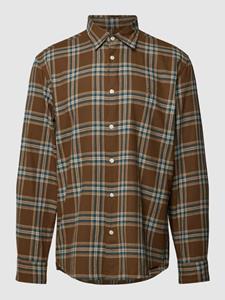 Marc O'Polo Regular fit vrijetijdsoverhemd met tartanruit en labelstitching