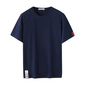 YL11KEEP Clothing Zomer Plus Size T-shirt met korte mouwen en losse t-shirt met ronde hals voor mannen