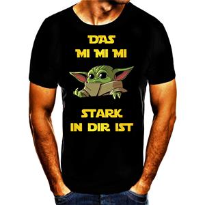 Shirtbude Das mimimi stark in dirist Baby Yoda T-Shirt