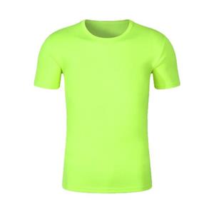MenlyMen Unisex T-shirt Lichtbestendig, pillingbestendig polyester, normaal, sneldrogend, effen kleur pullover-top voor fitness
