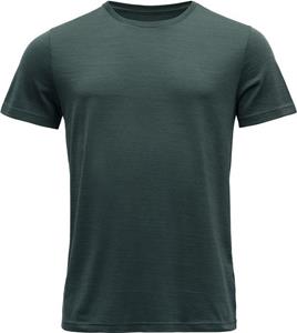 Devold Kurzarmshirt Eika Merino 150 Tee Herren Funktionsshirt grün