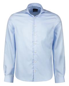 Duetz 1857  Strijkvrij Katoenen Dress Overhemd Lichtblauw - 44 - Heren