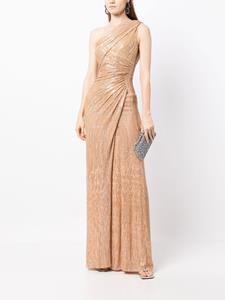 Jenny Packham Asymmetrische jurk - Bruin