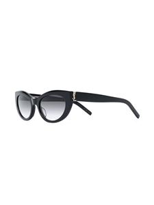 Saint Laurent Eyewear Zonnebril met cat-eye montuur - Zwart