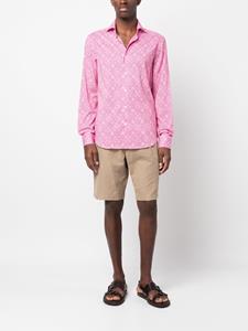 Fedeli Overhemd met paisley-print - Roze