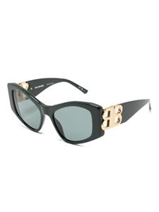 Balenciaga Eyewear Zonnebril met D-montuur - Groen