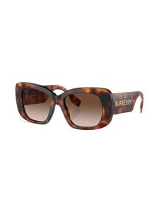 Burberry Eyewear Zonnebril met vierkant montuur - Bruin