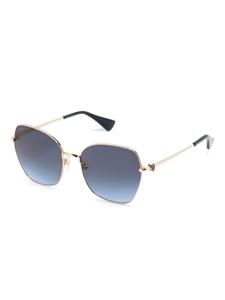 Cartier Eyewear Zonnebril met gegraveerd detail - Goud