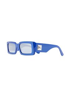 Dolce & Gabbana Eyewear Zonnebril met rechthoekig montuur - Blauw