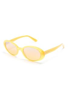 Dolce & Gabbana Eyewear Zonnebril met ovalen montuur - Geel