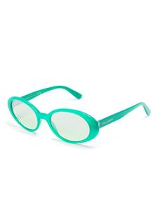 Dolce & Gabbana Eyewear Re-Edition zonnebril met ovaal montuur - Groen