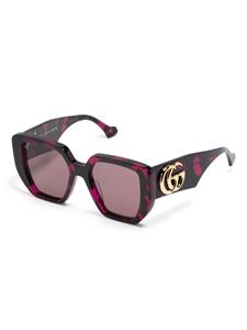 Gucci Eyewear Zonnebril met oversized montuur - Paars