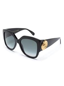 Gucci Eyewear Zonnebril met rond montuur - Zwart