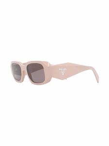 Prada Eyewear Zonnebril met rechthoekig montuur - Beige