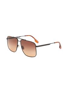 Victoria Beckham Zonnebril met navigator montuur - Bruin