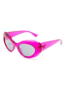 Versace Eyewear Zonnebril met ovaal montuur - Roze