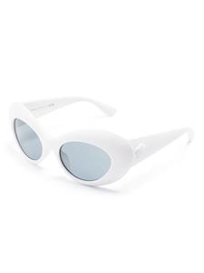 Versace Eyewear Zonnebril met ovaal montuur - Wit
