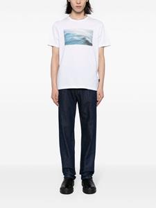 7 For All Mankind T-shirt met print - Wit