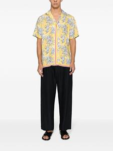Orlebar Brown Overhemd met palmboomprint - Geel
