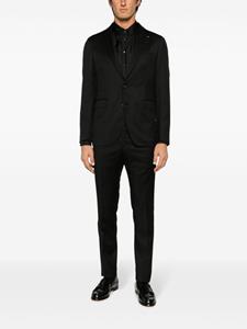 Giorgio Armani Zijden overhemd - Zwart