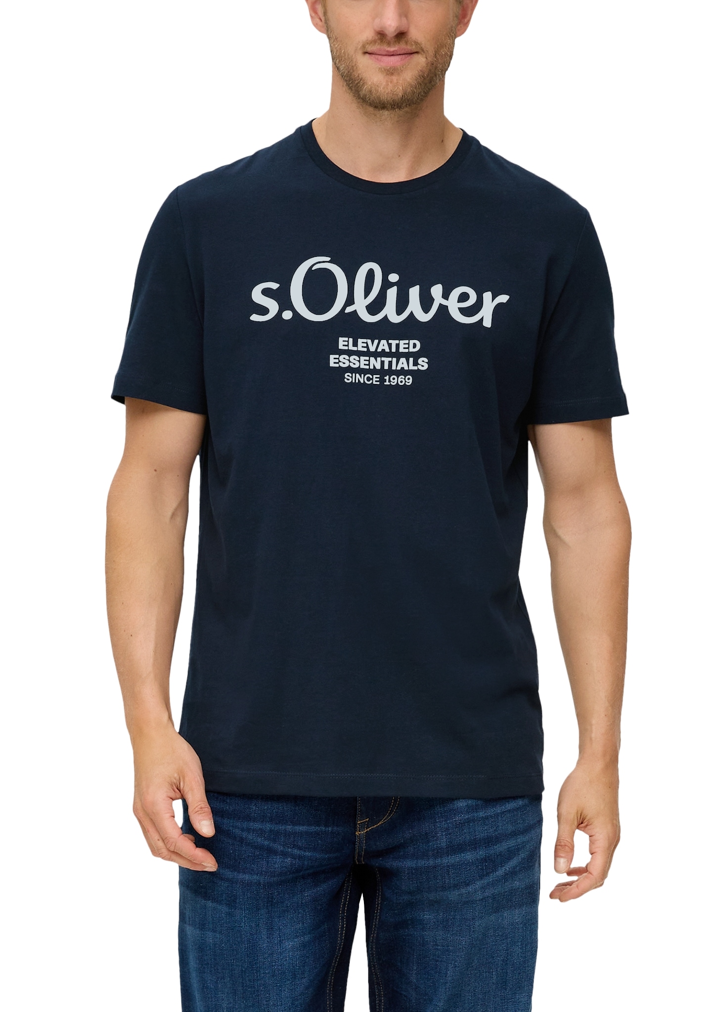 s.Oliver T-shirt in sportieve look