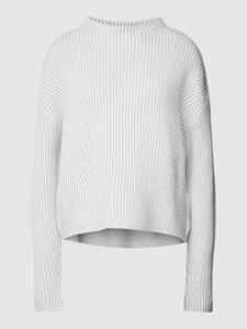 Opus Gebreide pullover met streepmotief, model 'Peis'