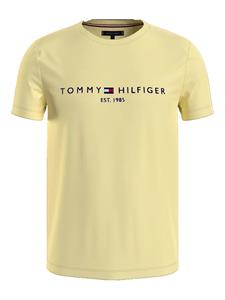 Tommy hilfiger  Slim Fit T-shirt met Logo Lichtgeel