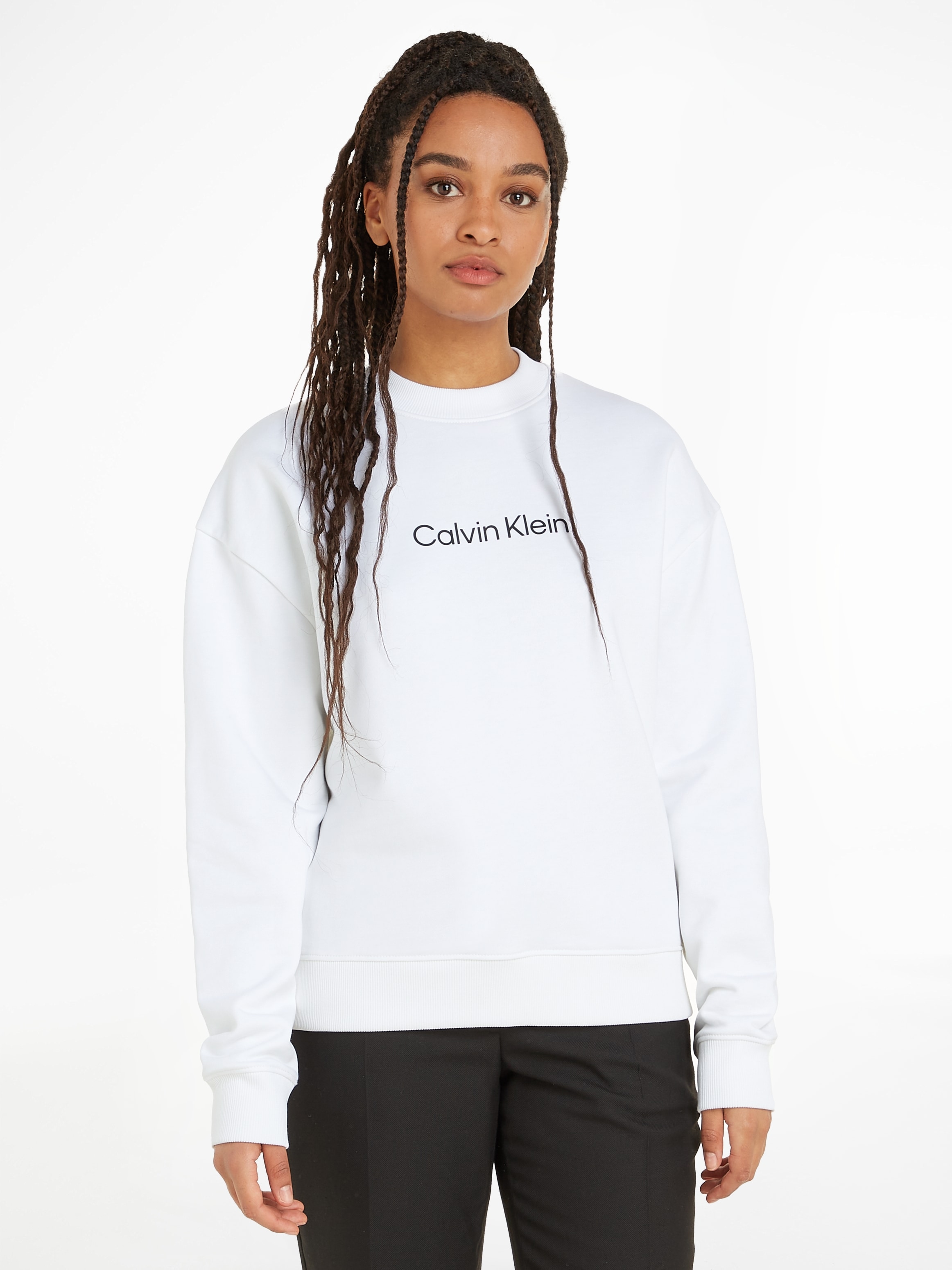 Calvin Klein Sweatshirt HERO LOGO SWEAT met calvin klein print op de borst