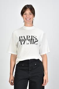Anine Bing t-shirt Avi A-08-2261-112B wit