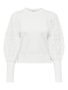 ONLY Rundhalspullover "ONLMELITA L/S O-NECK PULLOVER KNT NOOS"