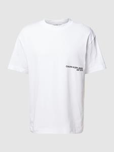 Calvin Klein Jeans T-shirt met labelprint, model 'SPRAY'