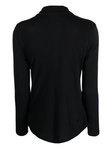 Majestic Filatures long-sleeve cotton-cashmere shirt - Zwart