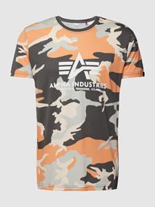 Alpha industries T-shirt met camouflagemotief