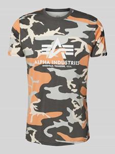 Alpha industries T-shirt met camouflagemotief